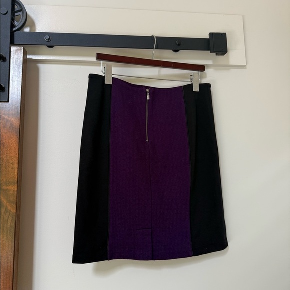 Laundry Shelli Segal Pencil Skirt Women's Size 10 Stretch Black Purple - Picture 3 of 7